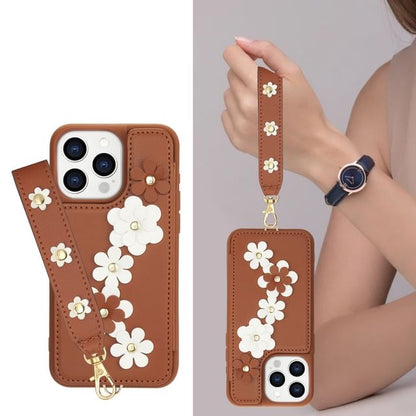 Case Floral Leather Phone Faux