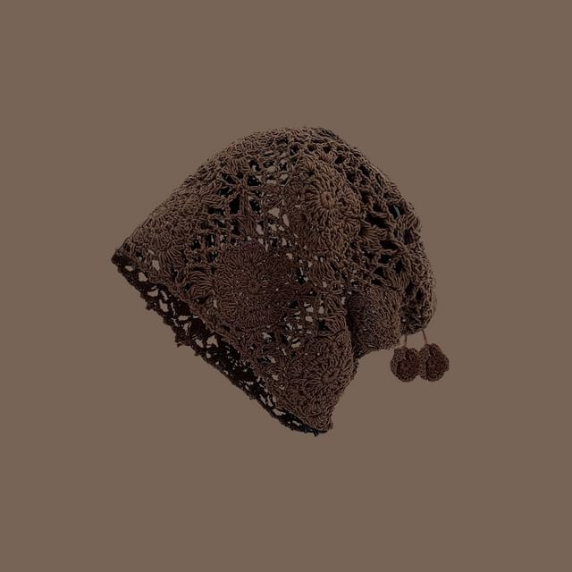 Bonnet uni au crochet