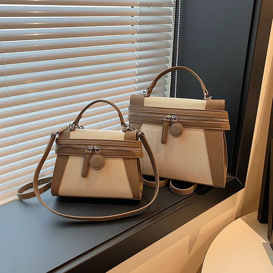 Top Two Crossbody Bag Tone Handle