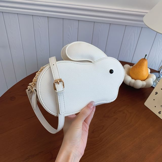 Bag Crossbody Rabbit Leather Faux