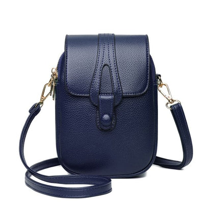 Flap Crossbody Bag Faux Leather