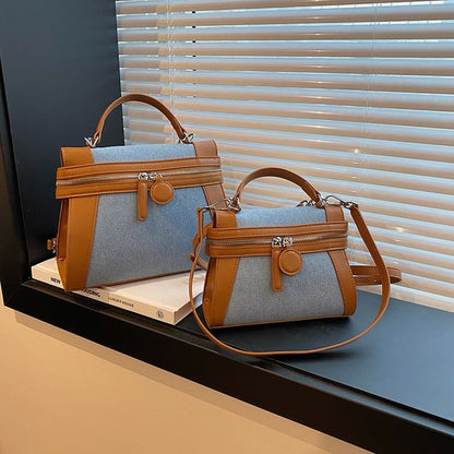 Top Two Crossbody Bag Tone Handle