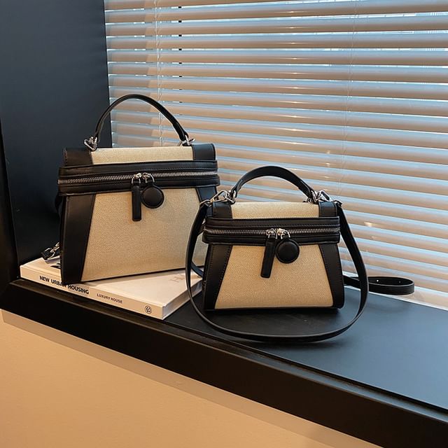 Top Two Crossbody Bag Tone Handle