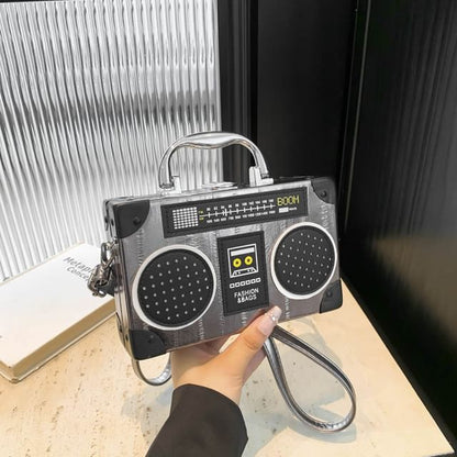 Box Radio Top Crossbody Bag Handle