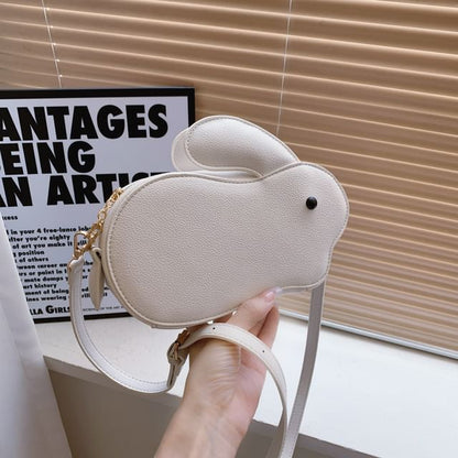 Bag Crossbody Rabbit Leather Faux