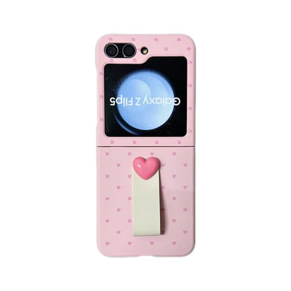 Heart Finger Strap Phone Case