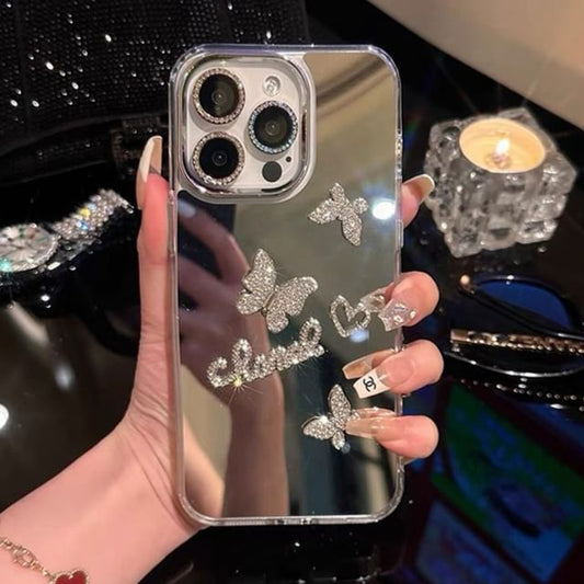 / Set Phone Butterfly Case Strap Mirrored