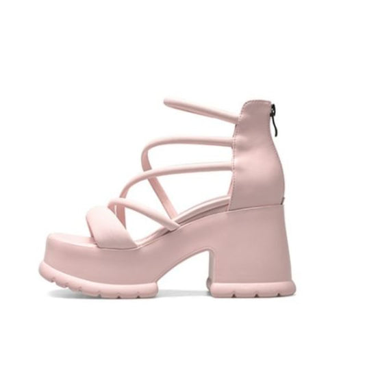 Sandals Lace-Up Platform