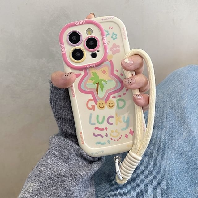 Set Smiley Star Phone Case / Strap