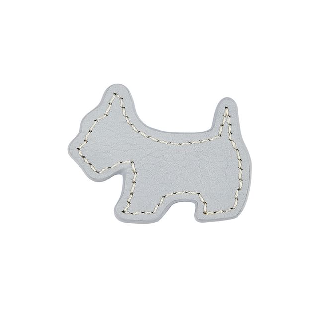 Dog Faux Leather Hair Clip (Various Designs)