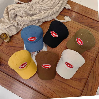 Cap Baseball Applique Lettering