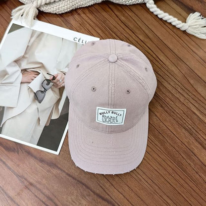 Lettering Applique Cap Baseball