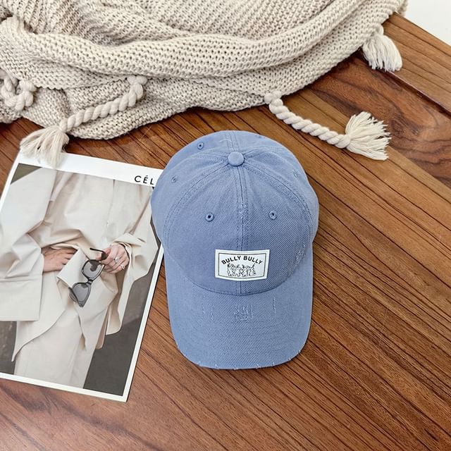 Lettering Applique Cap Baseball