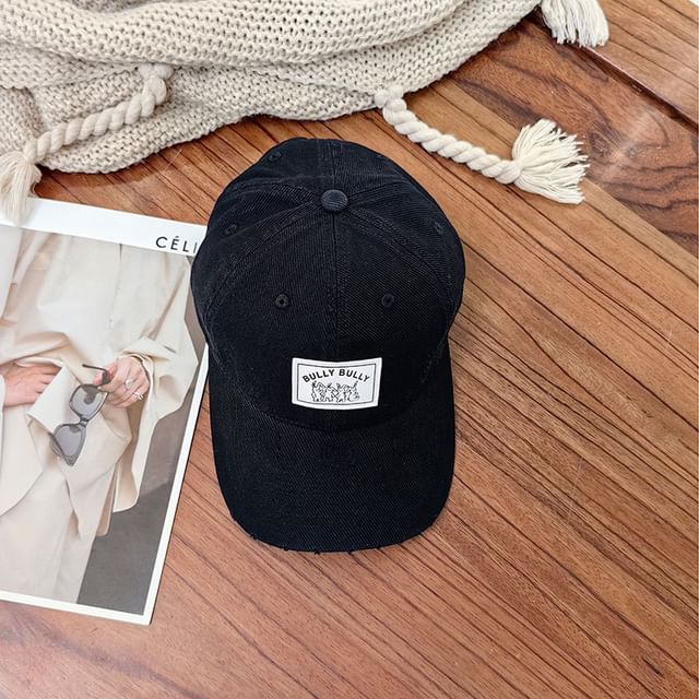 Lettering Applique Cap Baseball