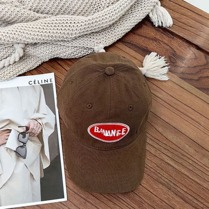 Cap Baseball Applique Lettering