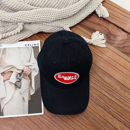 Cap Baseball Applique Lettering