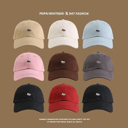 Embroidered Baseball Cap Fox