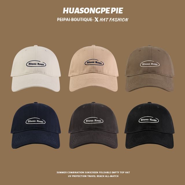 Baseball Cap Embroidered Letter