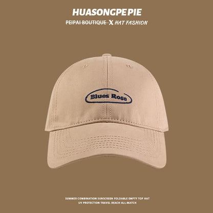 Baseball Cap Embroidered Letter