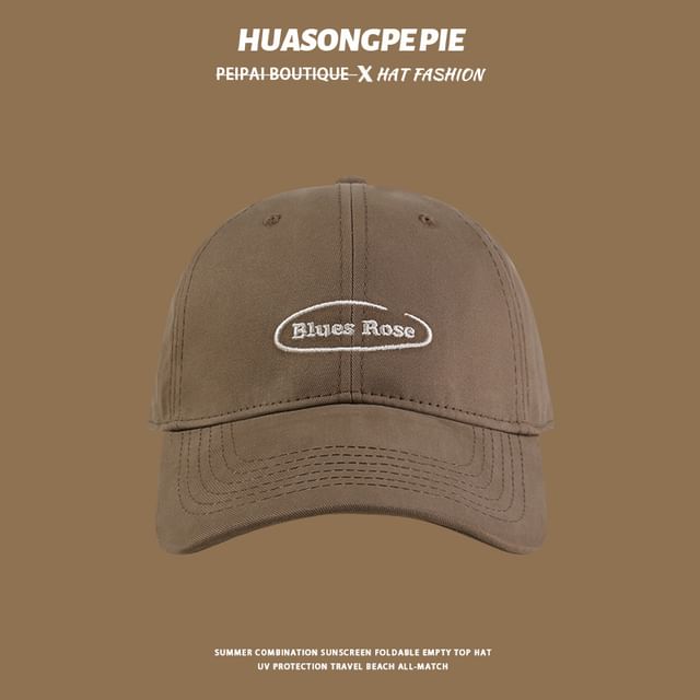 Baseball Cap Embroidered Letter