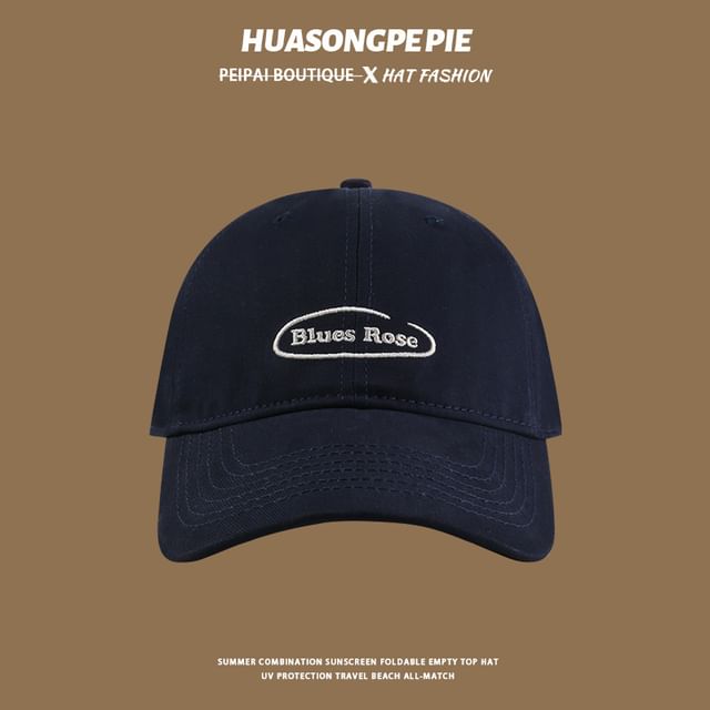 Baseball Cap Embroidered Letter