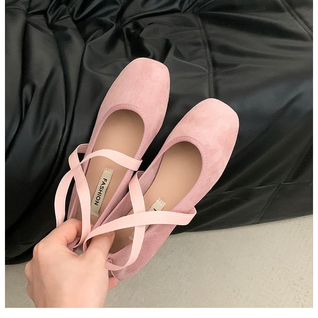 Faux-Suede Ballet Flats in 5 Colors