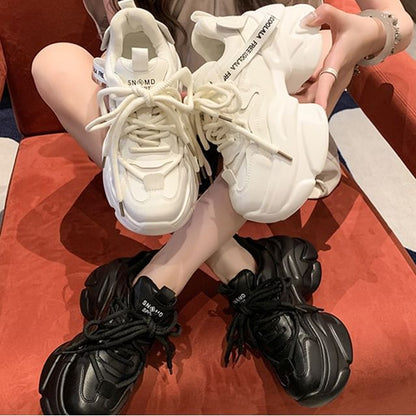 Up Platform Lace Sneakers