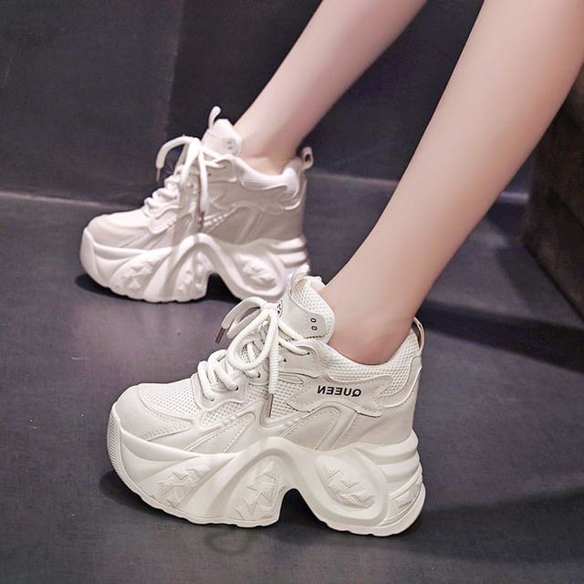 Sneakers Platform Lace Up
