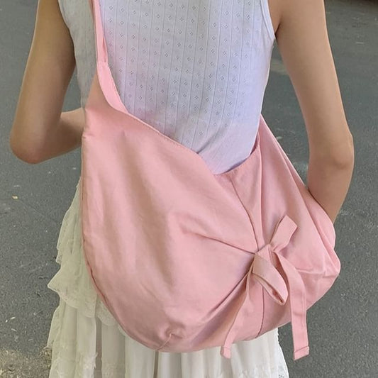 Plain Bow Tote Bag