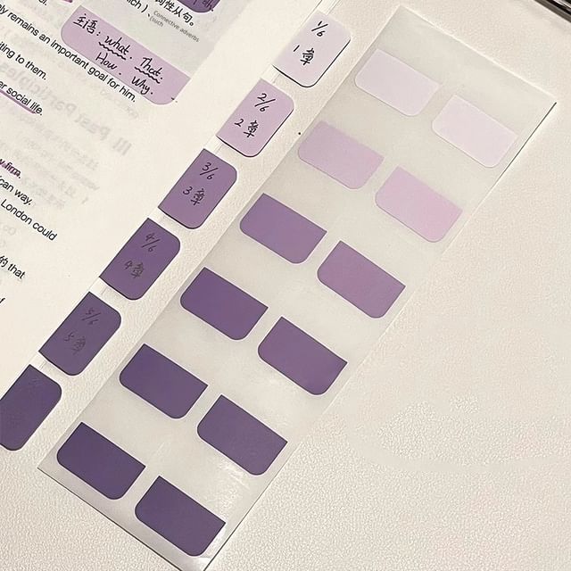 PVC Index Tab Sticky Notes