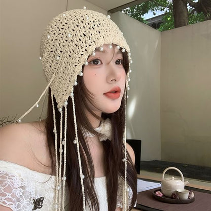 Beaded Crochet Hat