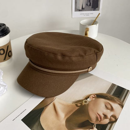 Buckled Newsboy Cap