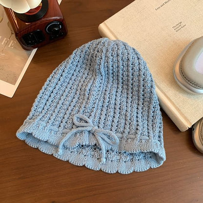 Knit Bonnet Hat