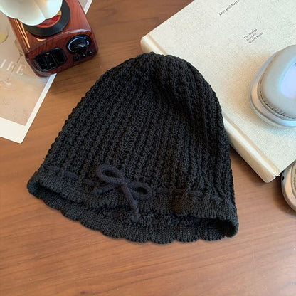 Knit Bonnet Hat