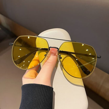 Hexagon Frame Sunglasses