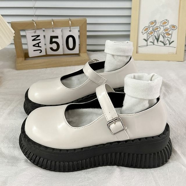 Platform Mary Jane Shoes