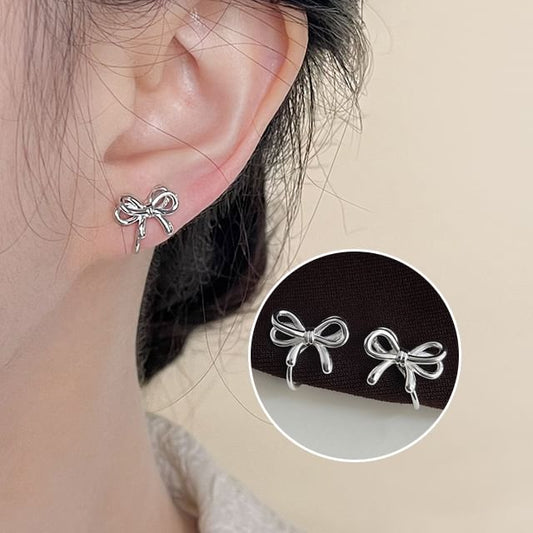 On Bow Clip Earring