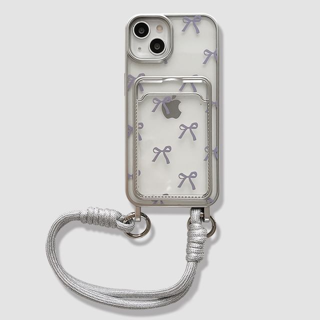 Phone Case Ribbon Print