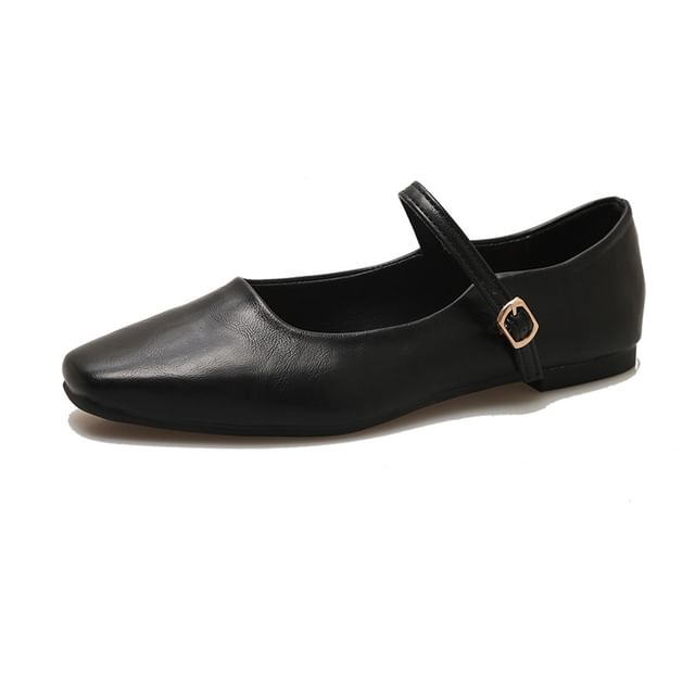 Jane Toe Flats Mary Square