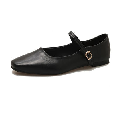 Jane Toe Flats Mary Square