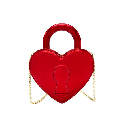 Strap Bag Crossbody Heart Chain