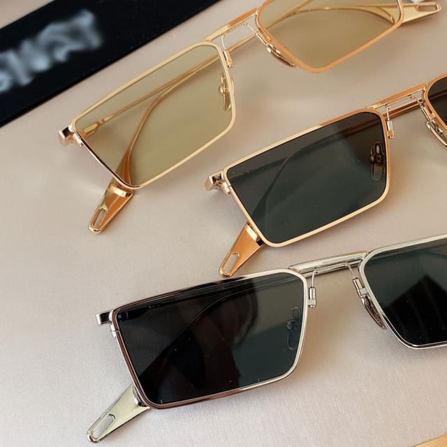 Sunglasses Square Metal Frame