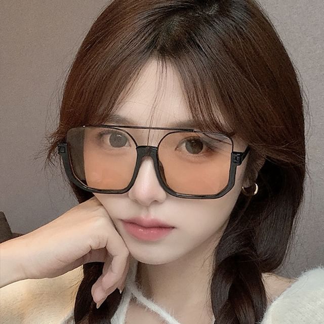 Square Oversized Sunglasses Frame