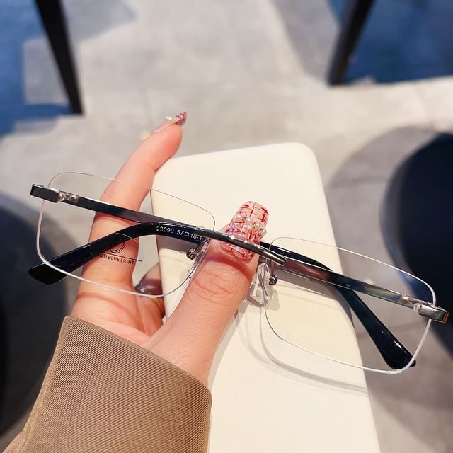Square Glasses Rimless