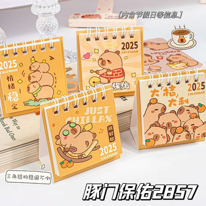 Animal Mini Desktop Calendar 2025  / Set