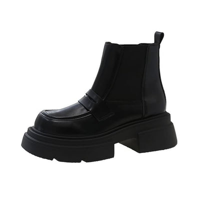 Platform Short Chelsea Boots