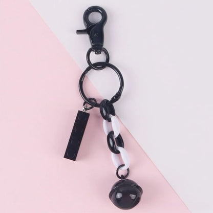 Bell Toy Block Bag Charm Keyring