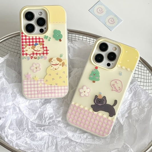 Animal Phone Case - iPhone 15 Pro Max / 15 Pro / 15 Plus / 15 / 14 Pro Max / 14 Pro / 14 Plus / 14 / 13 Pro Max / 13 Pro / 13 / 13 mini / 12 Pro Max / 12 Pro / 12 / 12 mini / 11 Pro Max / 11 Pro / 11