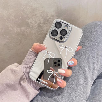 Phone Mirrored Case Bow