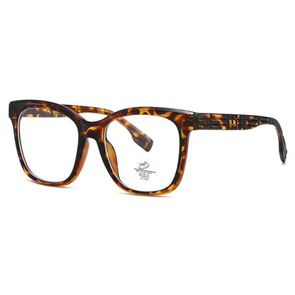 Frame Blocking Light Glasses Blue Square